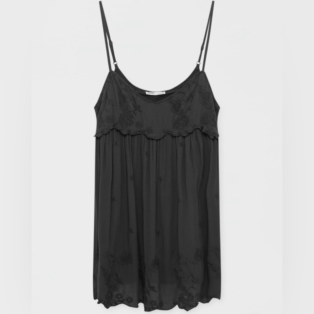 Embroidered Dress PULL&BEAR
